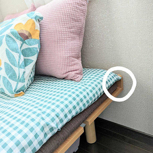 dadaの-北欧フラワー柄枕カバー（合わせ式タイプ） 枕カバー・ピローパッド, Pillow covers（ニッセン、nissen）の家具・インテリア写真
