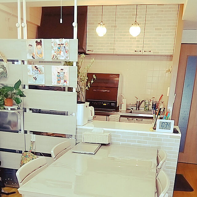 fujikeiのニトリ-キッチンカウンター(キュリー2 120CT DBR) の家具・インテリア写真