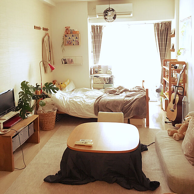 katakoの無印良品-オーガニックコットン洗いざらし敷ふとんカバー・Ｓ／生成の家具・インテリア写真
