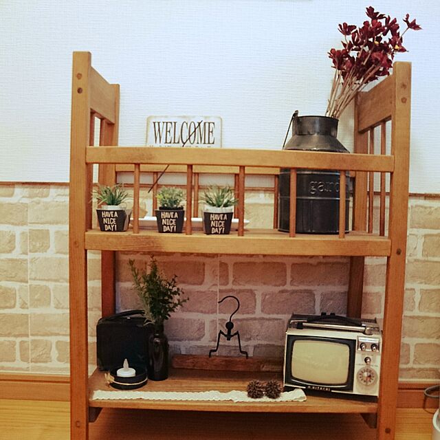 ami_chaの-【 フェンススタンド　】カントリー雑貨・カントリー家具収納・木製・ドールベットの家具・インテリア写真
