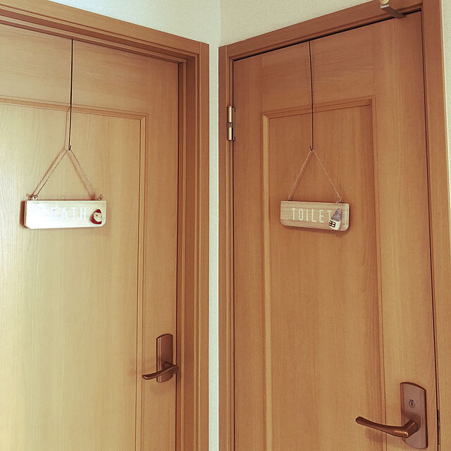 ririの-salut!(サリュ) ウッドサインプレート TOILETの家具・インテリア写真