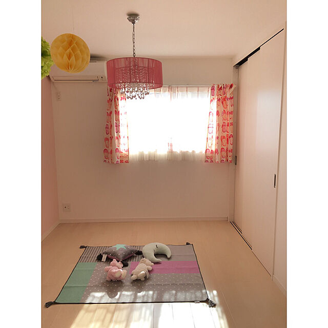 Sのニトリ-ラグ(グラフィ タッセル 110×130) の家具・インテリア写真