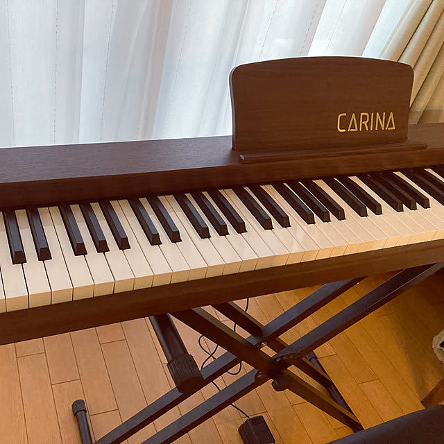最新モデル】電子ピアノ 88鍵盤 スタンド 椅子セット 木製 給電タイプ