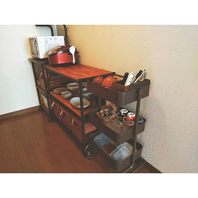 mayuのニトリ-レンジラック(バリオ 49 MBR) の家具・インテリア写真