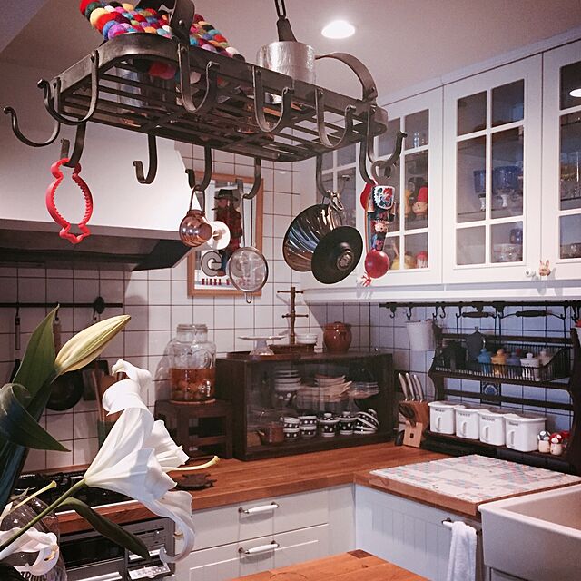 municoの-アイアン アンティーク オシャレな ハンガー ハンギング フック キッチン ラックの家具・インテリア写真