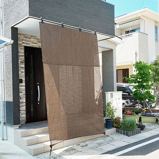 uki-uki77の-風通しの良いシェード モカ 200×200cm DCMの家具・インテリア写真