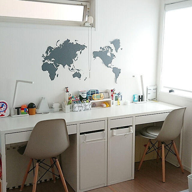 __home_m.のイケア-クレッタ デコレーションステッカー 黒板 世界地図 【IKEA （イケア）】 103.179.04 (KLATTA)の家具・インテリア写真