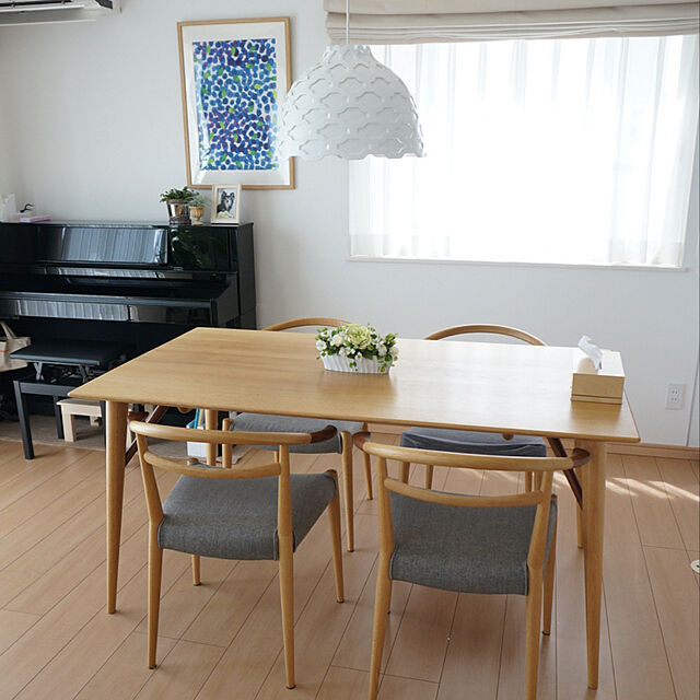 mizukiの-WHITE WOOD チェア WOC-131カバーリング 選べる張地 ANISSIN 日進木工 mmis 新生活 インテリアの家具・インテリア写真