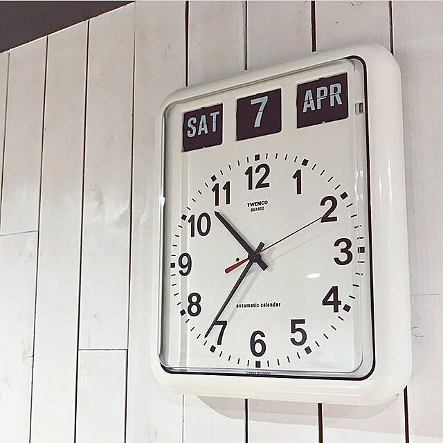 kakitakuの-置き時計 置時計 掛け時計 掛時計 TWEMCO トゥエンコ RC-12A インテリアクロック ブラック ホワイトの家具・インテリア写真