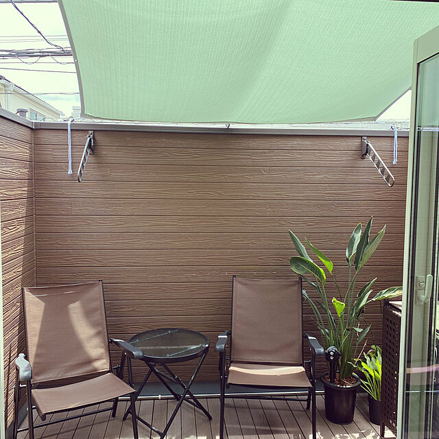 Lingの-【送料無料】 ガーデンシリーズ 折りたたみ式 テーブル＆メッシュチェア 3点セット　LGS-4682Sの家具・インテリア写真