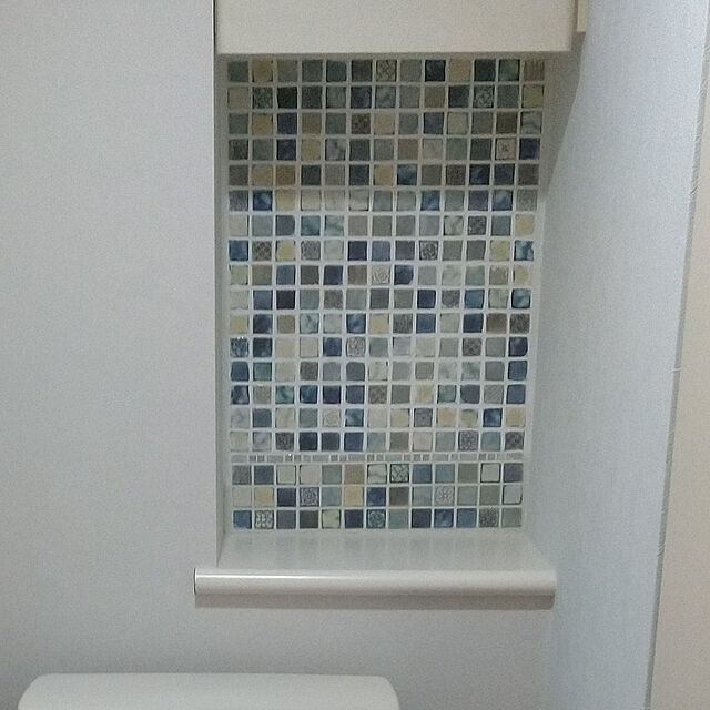 goroの-ガラス タイル ガラスモザイク モザイクタイル キッチンタイル 浴室タイル 壁材（トゥーロングラス 全色 シート販売）の家具・インテリア写真