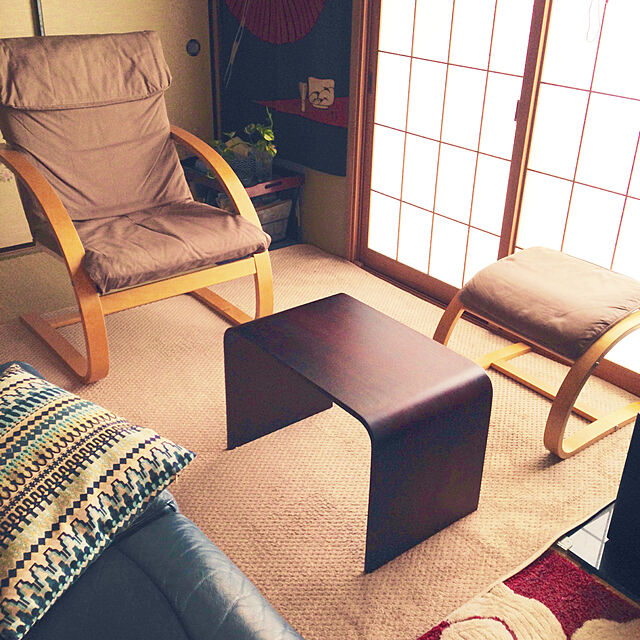 yuu.styleのニトリ-クッションカバー(AKマルチジグザク BL) の家具・インテリア写真