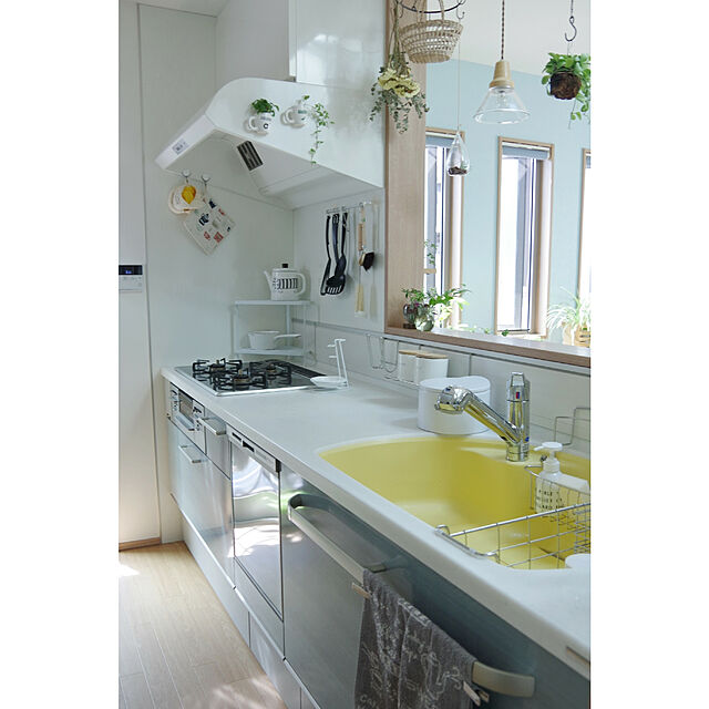 Shooowkoのマーナ-マーナ (marna) 鍋・フライパン洗い ブラシ ( ソフト / ブラウン / 大 ) 台所 食器洗い ( 柄付き / 取り外し ) キッチン ブラシ K306の家具・インテリア写真