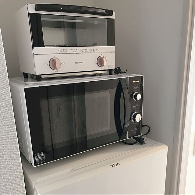 U-sukeの-AQUA　アクア 《基本設置料金セット》AQR-18H-W 冷蔵庫 ミルク [2ドア /右開きタイプ /184L][一人暮らし 新生活 新品 小型 設置 冷蔵庫]の家具・インテリア写真