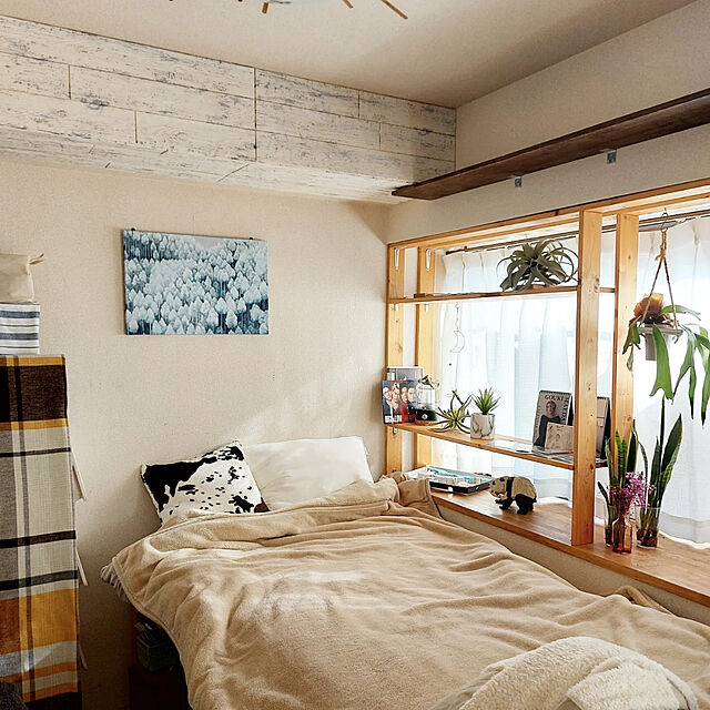 maiの-東山魁夷 北山初雪 アートパネル キャンバス 絵画 インテリア 壁飾り 壁掛け ポスター 部屋飾り リビング、ダイニング 、オフィス 、バー、お風呂、装飾画 （40x60cm）の家具・インテリア写真