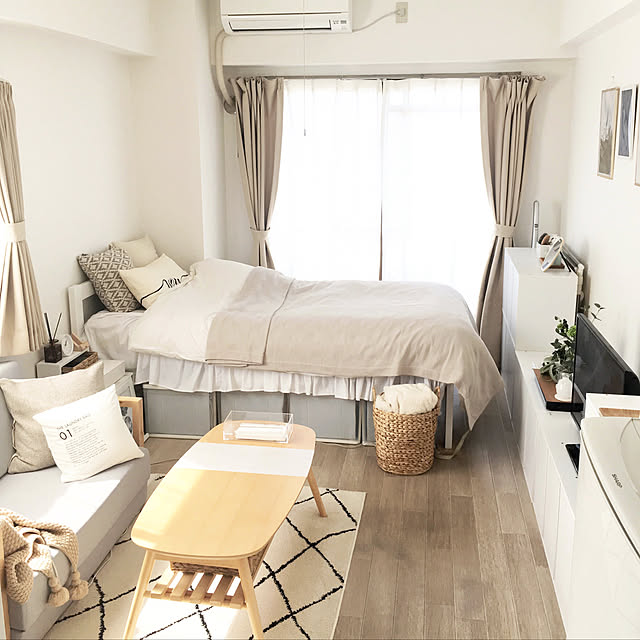 makiのニトリ-枕カバー(ミーアンドユー) の家具・インテリア写真