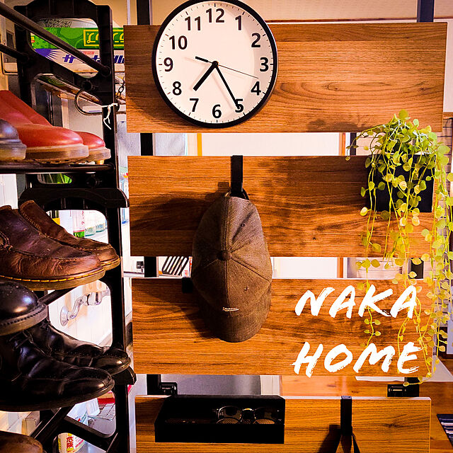 nakahomeのニトリ-掛時計(フラン WH) の家具・インテリア写真