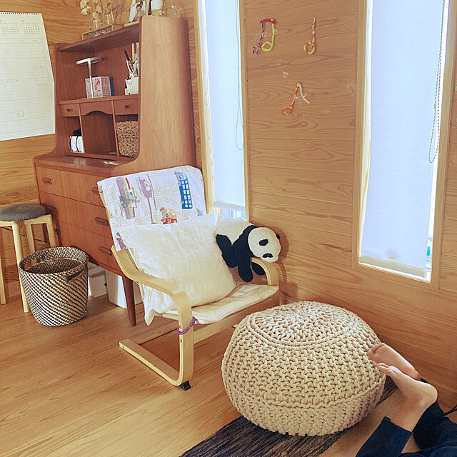 meichanのイケア-POÄNG ポエング 子ども用パーソナルチェアの家具・インテリア写真