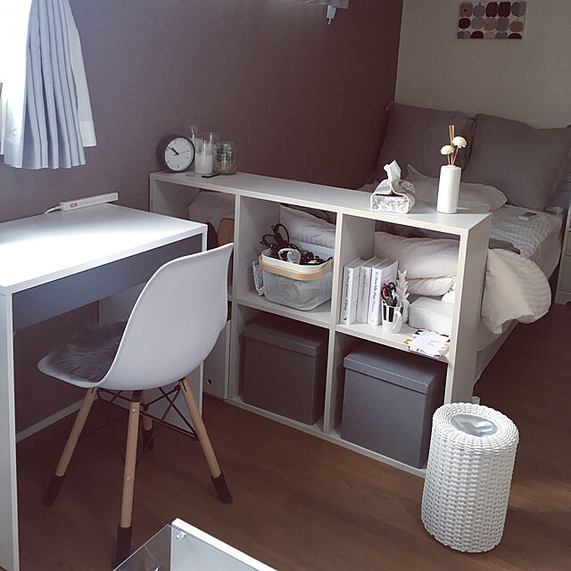m.me.3の-白×シルバーのダミーブック3個セットの家具・インテリア写真