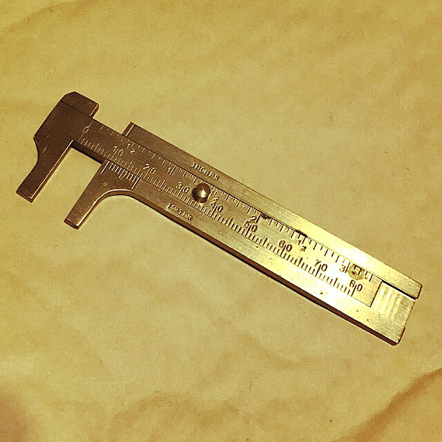 karinnのAUTULET-金属真鍮ノギス計測80ミリメートルゲージ、ノギスをスライドポケットノギス（ダブルスケール）の家具・インテリア写真