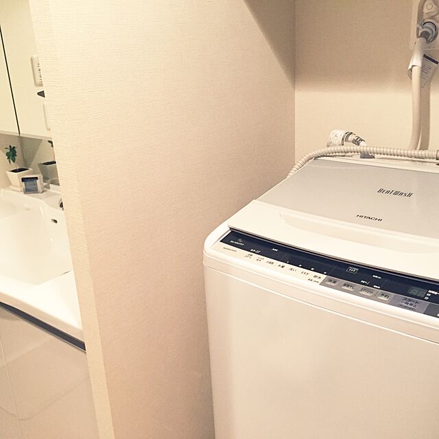 tomokoの日立グローバルライフソリューションズ-日立 8.0kg 全自動洗濯機　ピンクHITACHI ビートウォッシュ BW-8WV-Pの家具・インテリア写真