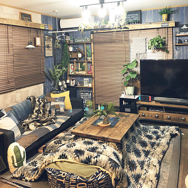 Ayaのニトリ-リビングこたつ(アーチN 105 LBR) の家具・インテリア写真