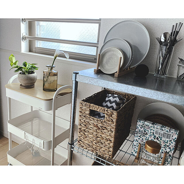 Oriorioのイケア-IKEA イケア 長石磁器製 プレート ライトグレー 25cm クルースタード KRUSTADの家具・インテリア写真