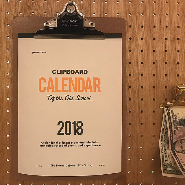 Hiroの-クリップボードカレンダー 2018年 PENCOの家具・インテリア写真