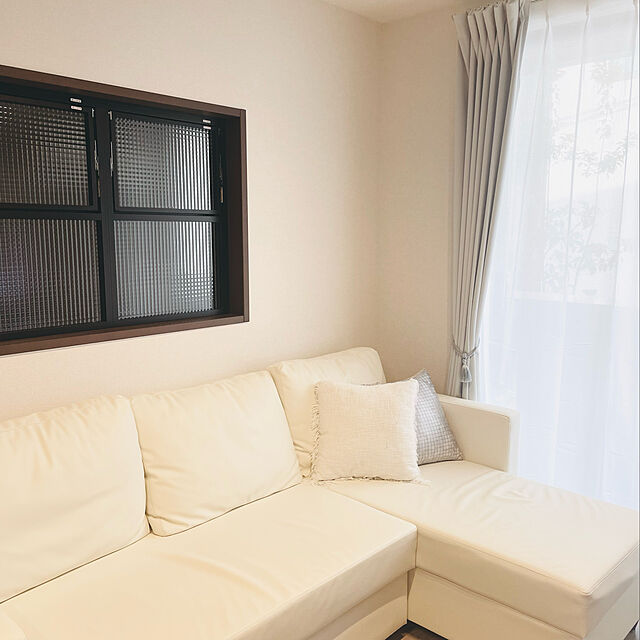 YU1のニトリ-カウチソファベッド 布 (ノアーク２ GY) 3人掛け の家具・インテリア写真