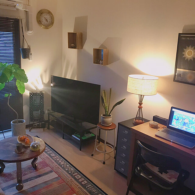 satoooのニトリ-クリップライト(ブリットLS-2112BK) の家具・インテリア写真