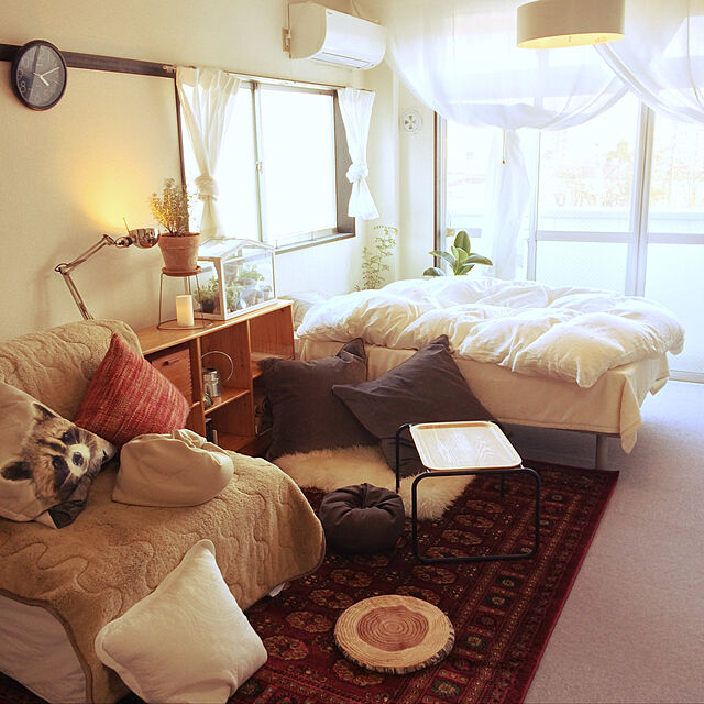 Onettoのニトリ-クッションカバー(IN タイダイ RE T) の家具・インテリア写真