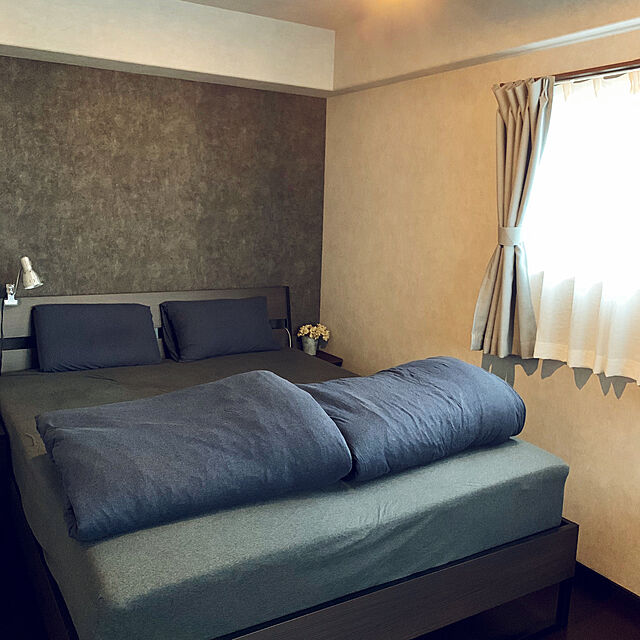 yasuyo66のニトリ-掛け布団カバー セミダブル(Nニット4 NV SD) の家具・インテリア写真