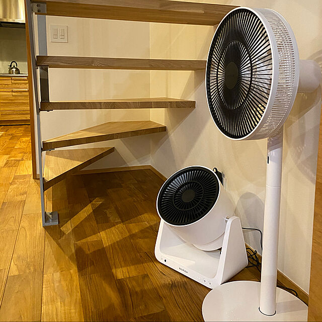 sznoieの-扇風機 サーキュレーター BALMUDA グリーンファン C2 A02A-WK バルミューダ GreenFan リモコン付き 脱臭 送風機 卓上 おしゃれ 静音の家具・インテリア写真