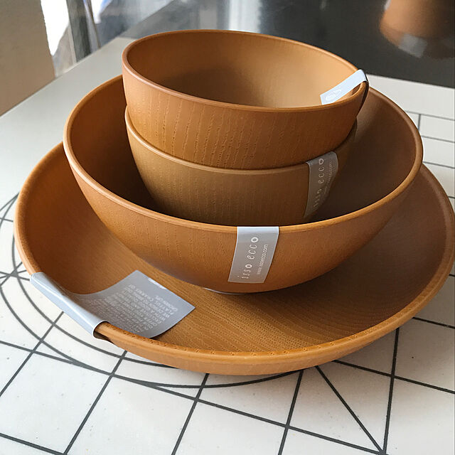 ieisorの-ラウンドプレート Lサイズ　日本製 正和 人気 北欧風 プラスチック 食器 取り皿 テーブルウェアの家具・インテリア写真