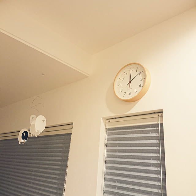 harukamaharukasuの-加藤木工 カトモク KATOMOKU plywood wall clock 16 ナチュラル 掛時計 壁掛け スイープムーブメント 連続秒針 電波時計 KM-105NARCの家具・インテリア写真