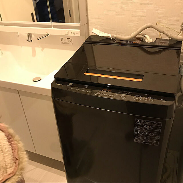 写真付きレビュー】AW-10SD6-T 東芝 10.0kg 全自動洗濯機 グレイン 