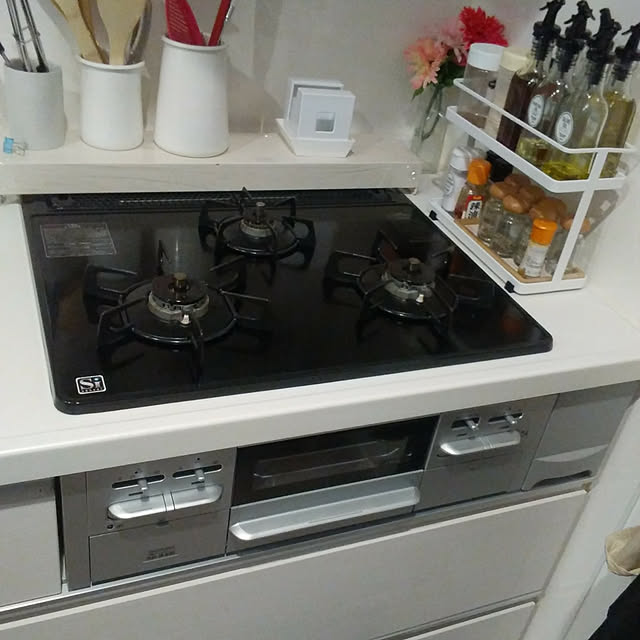 hanakusukuの-＼レビューで1000円クーポン!／ ホーロー製 ツールスタンド blan kitchen ブランキッチン ホワイト 琺瑯製 ホーロー キッチン 調理道具入れ カップの家具・インテリア写真