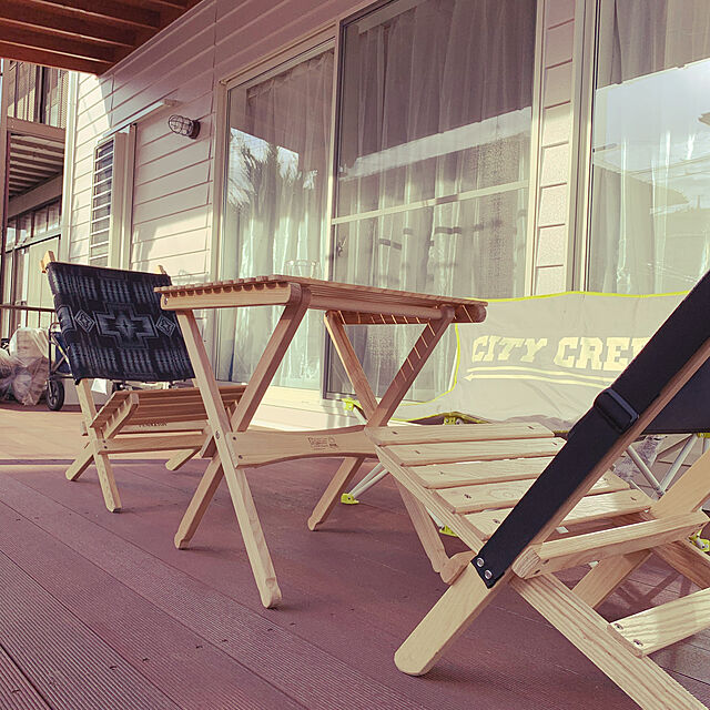 nakaiの-＼MAX47倍／送料無料 折りたたみ テーブル アウトドア 【あす楽14時まで】バイヤーオブメイン ホワイトアッシュコレクションキャンプテーブル LByer of Maine Pangean Whiteash Collectionキャンプの家具・インテリア写真