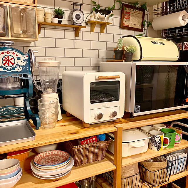 写真付きレビュー ドウシシャ オーブントースター Mosh モッシュ M Ot1 上下ヒーター 1000w 食パン2枚焼き おしゃれ キッチン家電 調理家電の通販商品 口コミ情報 Roomclipショッピング