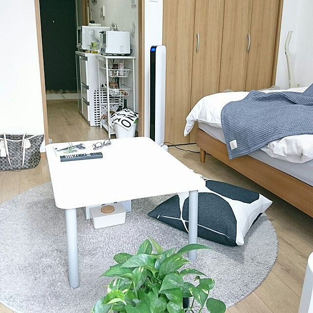 bary.minamiの-【marimekko】 Kivet(キヴェット) クッションカバー 50X50cm オフホワイト×ブラック　/ファブリック インテリア 雑貨　マリメッコの家具・インテリア写真