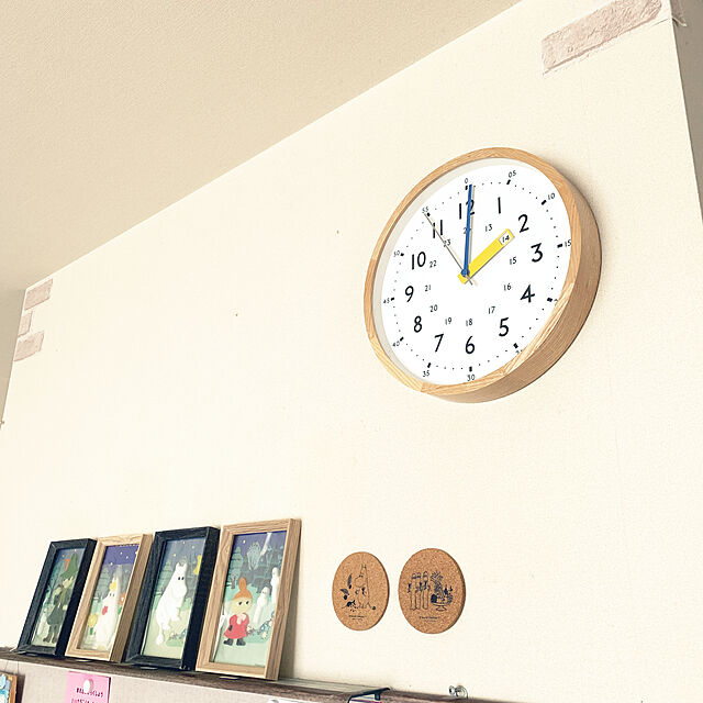 me_sweetのインターフォルム-壁掛け時計 電波時計 ウォールクロック 知育時計 インターフォルム ストゥールマン CL-2937の家具・インテリア写真