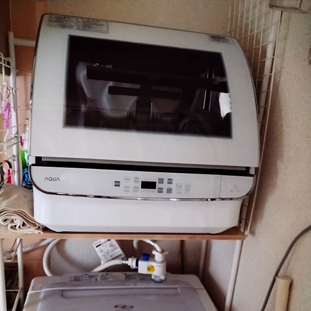 shinobutikoの-アクア 食器洗い機（ホワイト）【食洗機】【送風乾燥機能付き】 AQUA ADW-GM1-Wの家具・インテリア写真