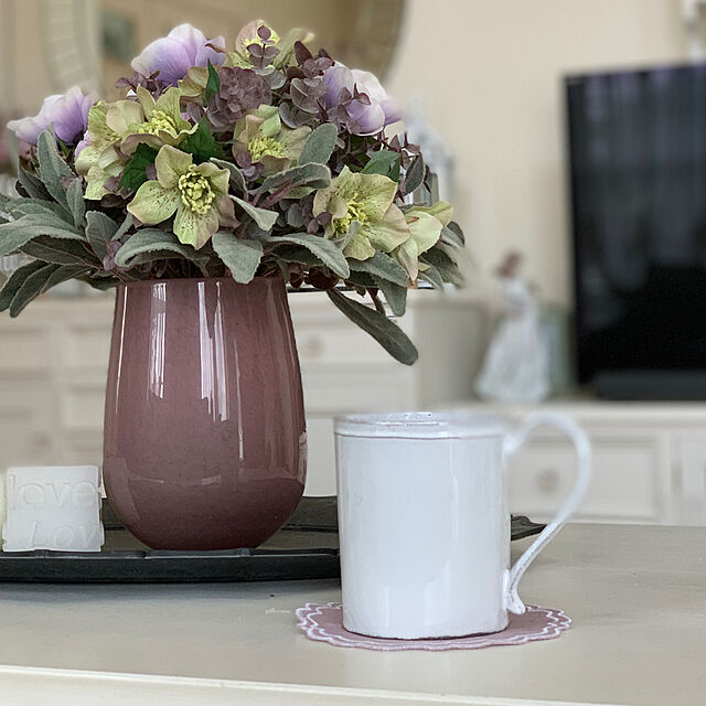 violの-クレイ/souffle PINK/777-653-510【01】【取寄】 花器、リース 花器・花瓶 陶器花器の家具・インテリア写真