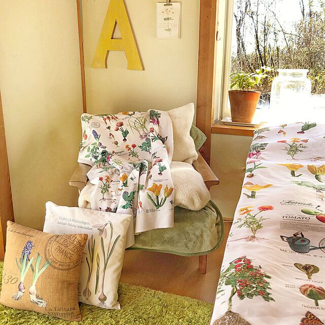 weの-春と土の温もりを感じながら菜園でとろけるように眠れるシェルパブランケット。の家具・インテリア写真