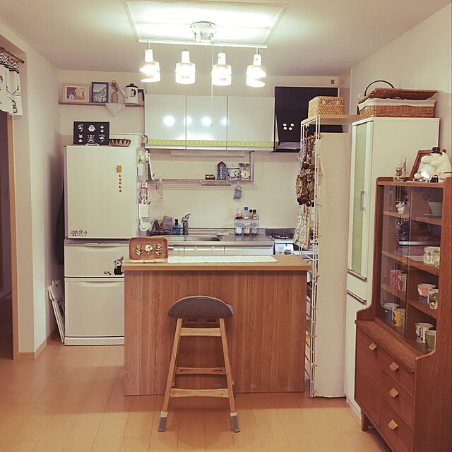 dasomiのニトリ-カウンターチェア(フィルン LBR/GY) の家具・インテリア写真