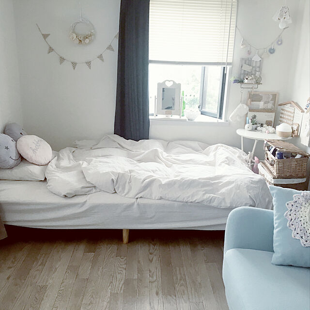 akoのニトリ-枕カバー(NコットンリネンST) の家具・インテリア写真