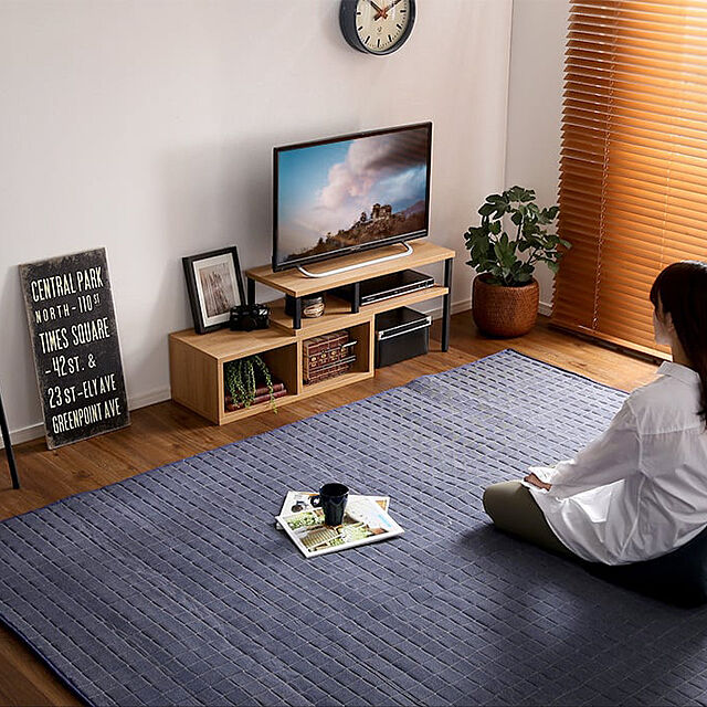 TKSK_の-お部屋が狭くても使える！ヴィンテージ伸縮テレビ台の家具・インテリア写真