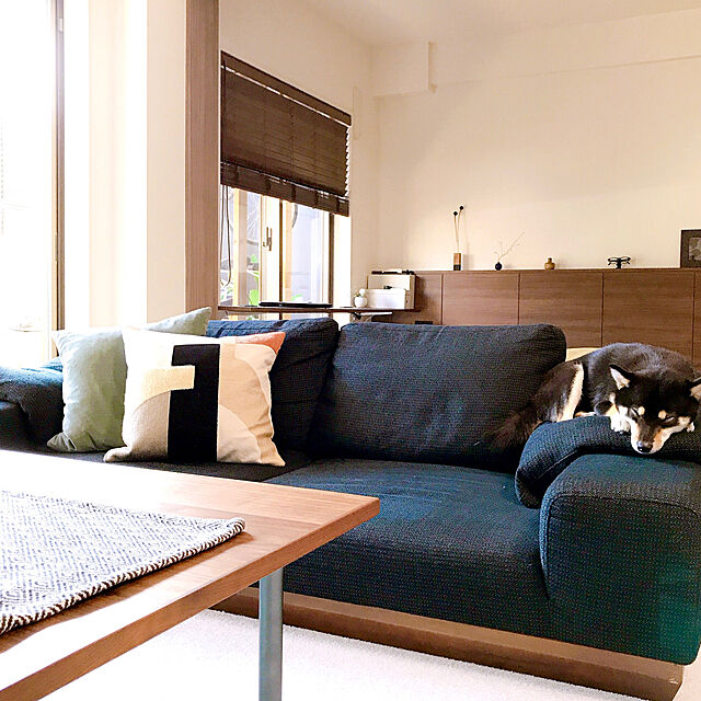 makiの-タチカワ ブラインド 木製 ブラインド フォレティアエグゼタッチ 幅81cm〜100cm×丈101cm〜120cm ウッドブラインドの家具・インテリア写真