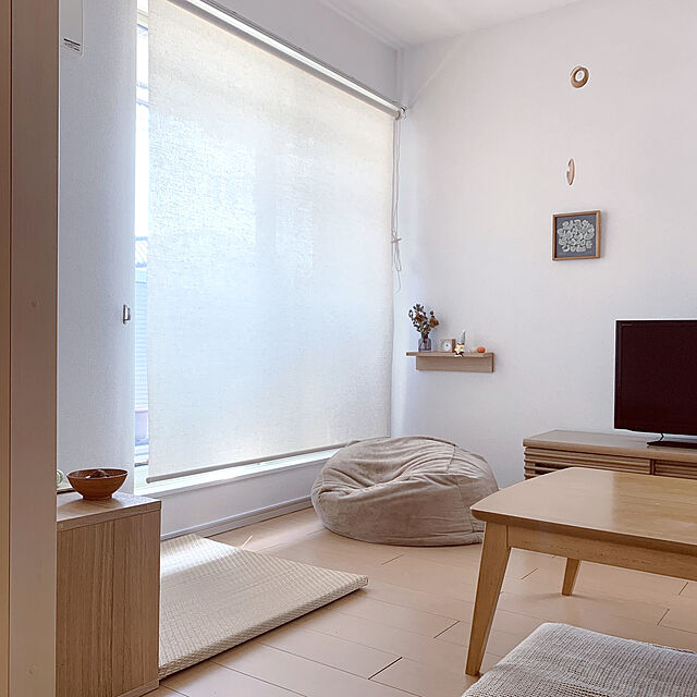reichelのニトリ-ビーズソファカバー 大サイズ専用カバー(NWSL2204BE) の家具・インテリア写真