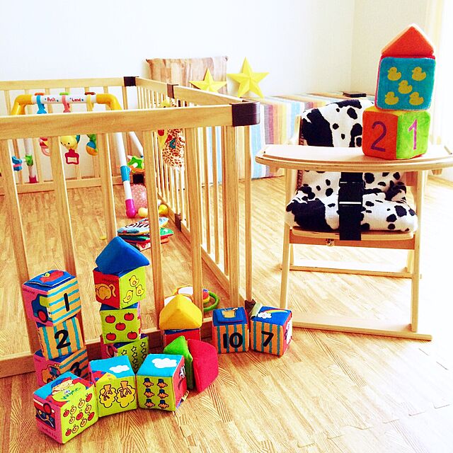 Hinataの-ブロックン・ラーン ケーズキッズ 布 おもちゃ 赤ちゃん 0歳 1歳 2歳 積み木 ブロック 誕生日プレゼントの家具・インテリア写真